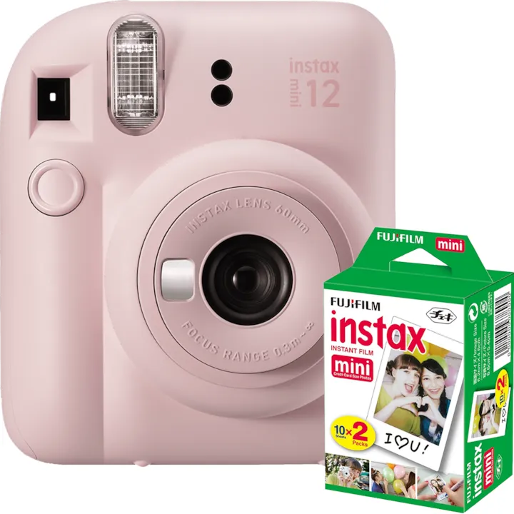 Fujifilm Instax Mini 12 Blossom Pink + Film Mini 2x10
